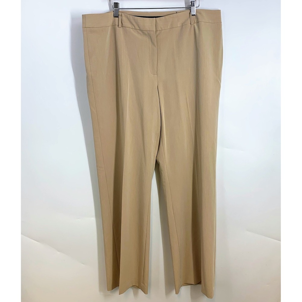 Apostrophe Essentials Women's Straight Leg Career Pants Size 18 Rayon Spandex